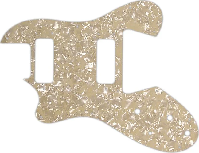 WD Custom Pickguard For Left Hand Ovation Viper #28C Cream Pearl/Cream/Black/Cream