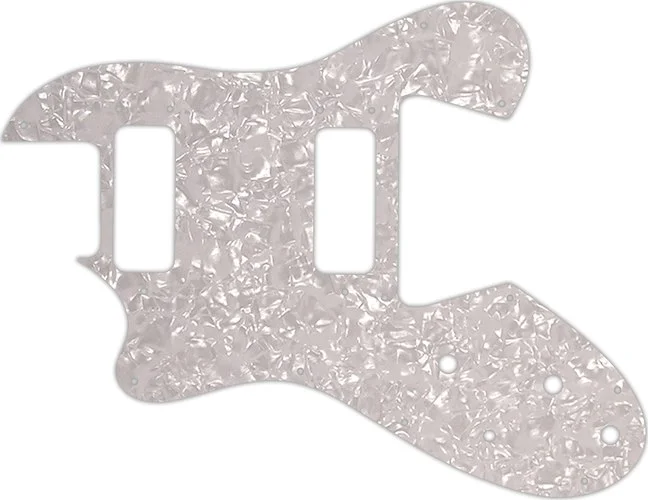 WD Custom Pickguard For Left Hand Ovation Viper #28 White Pearl/White/Black/White