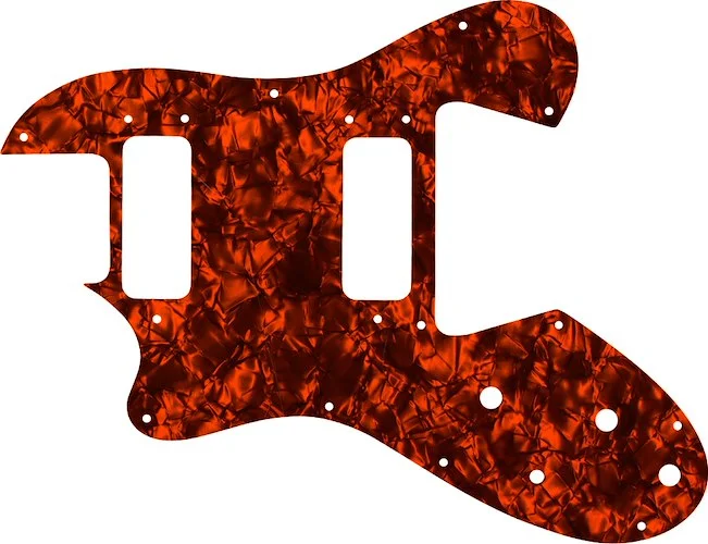 WD Custom Pickguard For Left Hand Ovation Viper #28OP Orange Pearl/Black/White/Black