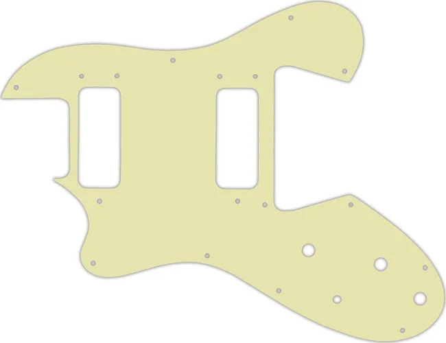 WD Custom Pickguard For Left Hand Ovation Viper #34T Mint Green Thin