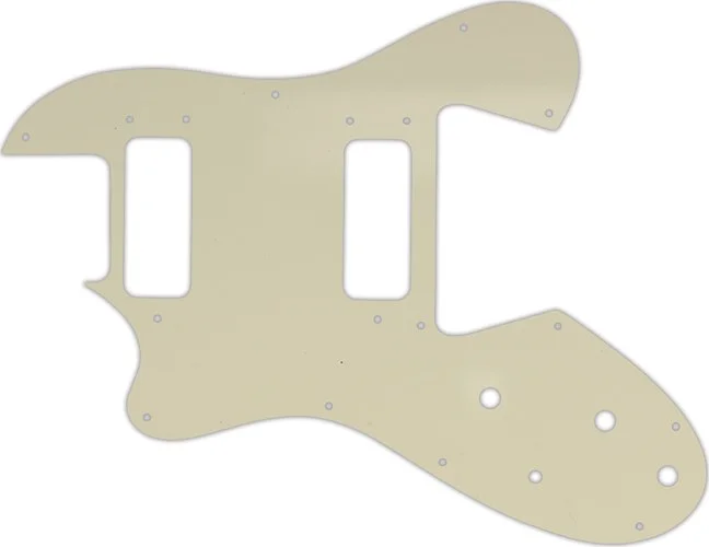 WD Custom Pickguard For Left Hand Ovation Viper #55S Parchment Solid