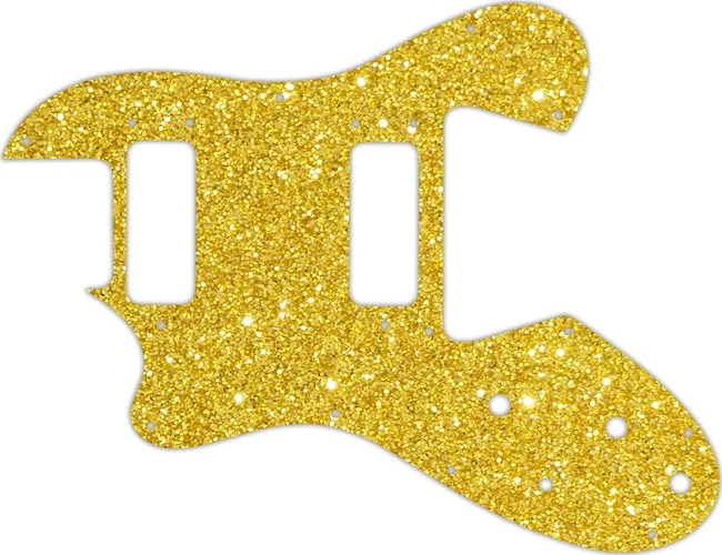 WD Custom Pickguard For Left Hand Ovation Viper #60GS Gold Sparkle 