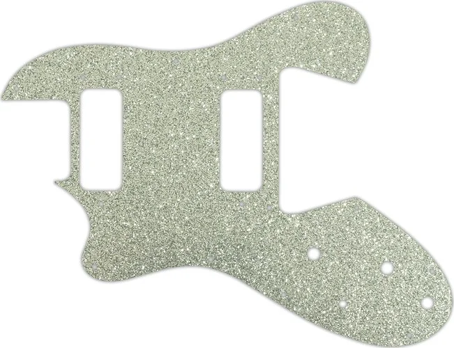 WD Custom Pickguard For Left Hand Ovation Viper #60SS Silver Sparkle 