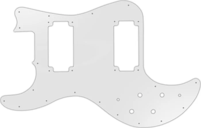 WD Custom Pickguard For Left Hand Peavey T-40 #22 Translucent Milk White