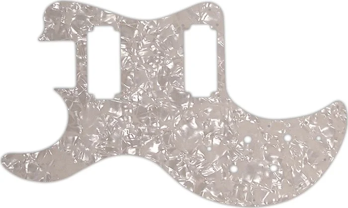 WD Custom Pickguard For Left Hand Peavey T-60 #28A Aged Pearl/White/Black/White