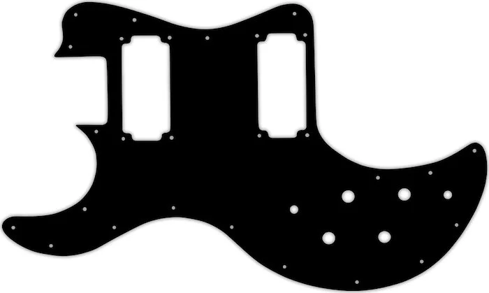 WD Custom Pickguard For Left Hand Peavey T-60 #29 Matte Black