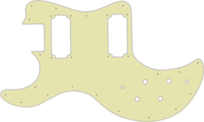 WD Custom Pickguard For Left Hand Peavey T-60 #34 Mint Green 3 Ply