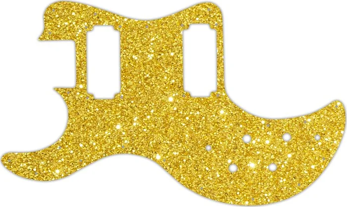 WD Custom Pickguard For Left Hand Peavey T-60 #60GS Gold Sparkle 