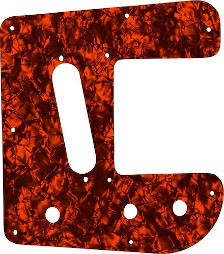 WD Custom Pickguard For Left Hand Rogue RLS-1 Lap Steel Guitar #28OP Orange Pearl/Black/White/Black