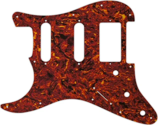 WD Custom Pickguard For Left Hand Single Humbucker, Dual Single Coil Fender Stratocaster #05P Tortoise Shell/P