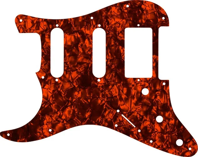 WD Custom Pickguard For Left Hand Single Humbucker, Dual Single Coil Fender Stratocaster #28OP Orange Pearl/Black/White/Black