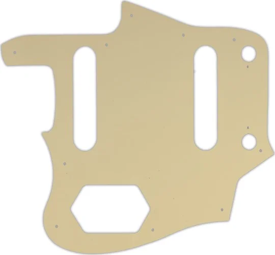 WD Custom Pickguard For Left Hand Squier By Fender Vintage Modified Jaguar #06T Cream Thin