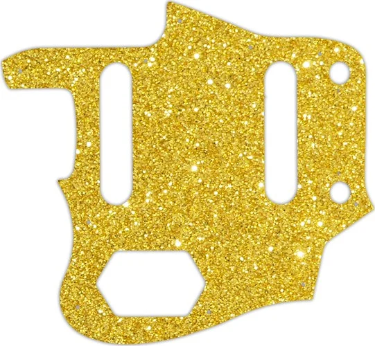 WD Custom Pickguard For Left Hand Squier By Fender Vintage Modified Jaguar #60GS Gold Sparkle 