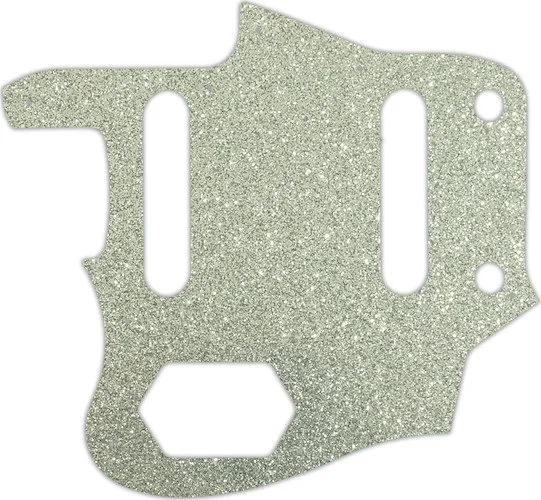 WD Custom Pickguard For Left Hand Squier By Fender Vintage Modified Jaguar #60SS Silver Sparkle 