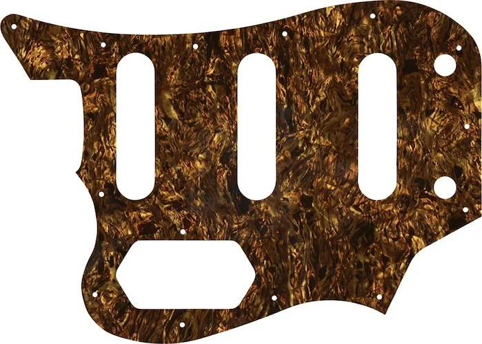 WD Custom Pickguard For Left Hand Squier By Fender Vintage Modifed Bass VI #28TBP Tortoise Brown Pearl