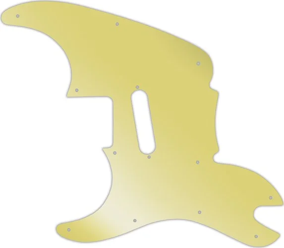 WD Custom Pickguard For Left Hand Squier By Fender 2004-2006 '51 #10GD Gold Mirror