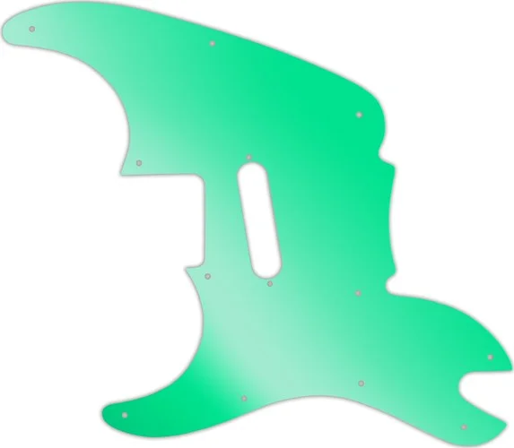 WD Custom Pickguard For Left Hand Squier By Fender 2004-2006 '51 #10GR Green Mirror