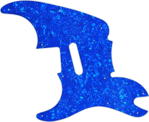 WD Custom Pickguard For Left Hand Squier By Fender 2013-Present '51 #28BU Blue Pearl/White/Black/White
