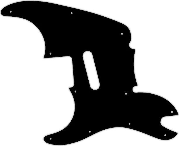 WD Custom Pickguard For Left Hand Squier By Fender 2013-Present '51 #29T Matte Black Thin