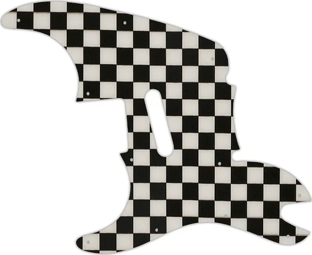 WD Custom Pickguard For Left Hand Squier By Fender 2013-Present '51 #CK01 Checkerboard Graphic