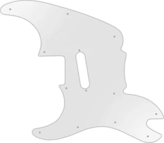 WD Custom Pickguard For Left Hand Squier By Fender 2004-2006 '51 #22 Translucent Milk White