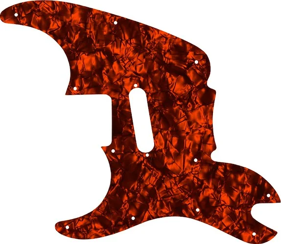 WD Custom Pickguard For Left Hand Squier By Fender 2004-2006 '51 #28OP Orange Pearl/Black/White/Black