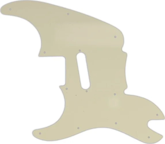 WD Custom Pickguard For Left Hand Squier By Fender 2004-2006 '51 #55S Parchment Solid