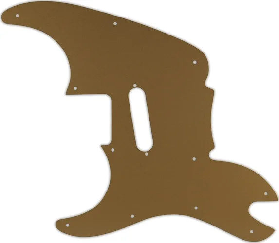 WD Custom Pickguard For Left Hand Squier By Fender 2004-2006 '51 #59 Gold/Clear/Gold