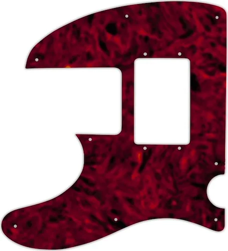 WD Custom Pickguard For Left Hand Squier By Fender Vintage Modified Telecaster Bass Special #05T Tortoise Shel