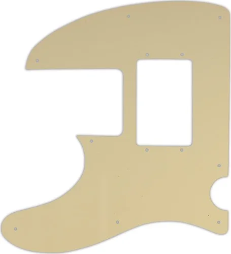 WD Custom Pickguard For Left Hand Squier By Fender Vintage Modified Telecaster Bass Special #06B Cream/Black/C