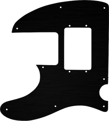 WD Custom Pickguard For Left Hand Squier By Fender Vintage Modified Telecaster Bass Special #27T Simulated Bla