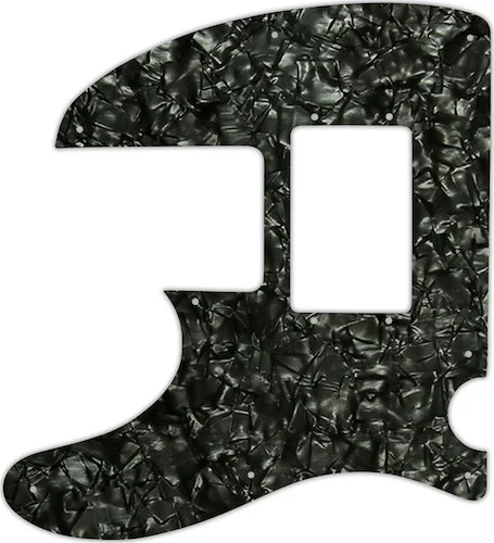 WD Custom Pickguard For Left Hand Squier By Fender Vintage Modified Telecaster Bass Special #28BK Black Pearl/