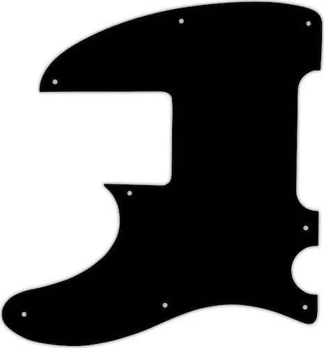 WD Custom Pickguard For Left Hand Squier By Fender Vintage Modified Telecaster Bass #01 Black