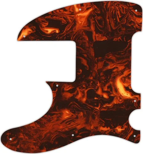 WD Custom Pickguard For Left Hand Squier By Fender Vintage Modified Telecaster Bass #05F Faux Tortiose