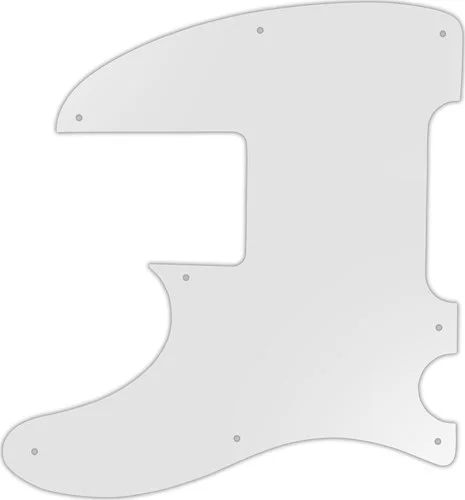 WD Custom Pickguard For Left Hand Squier By Fender Vintage Modified Telecaster Bass #22 Translucent Milk White