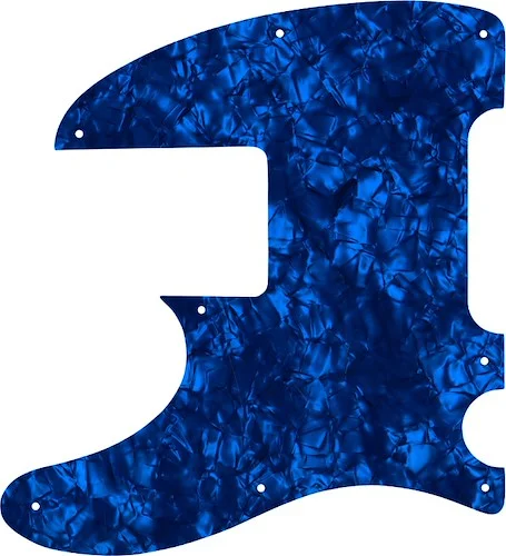 WD Custom Pickguard For Left Hand Squier By Fender Vintage Modified Telecaster Bass #28DBP Dark Blue Pearl/Black/White/Black