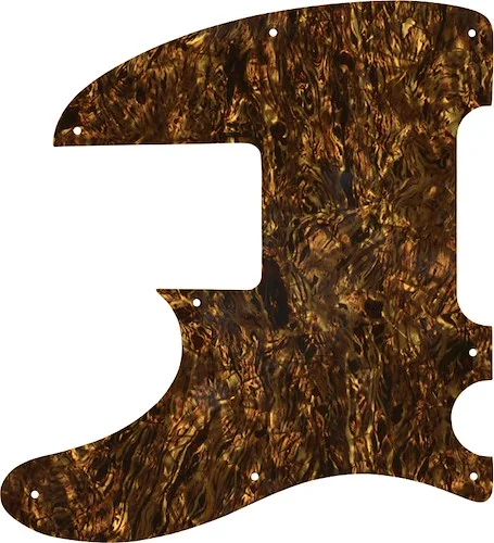 WD Custom Pickguard For Left Hand Squier By Fender Vintage Modified Telecaster Bass #28TBP Tortoise Brown Pearl