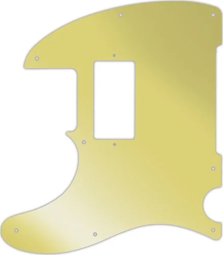 WD Custom Pickguard For Left Hand Squier By Fender John 5 Signature Telecaster #10GD Gold Mirror