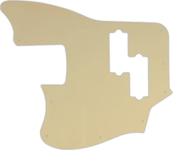 WD Custom Pickguard For Left Hand Squier By Fender Vintage Modified Jaguar Bass Special SS #06 Cream