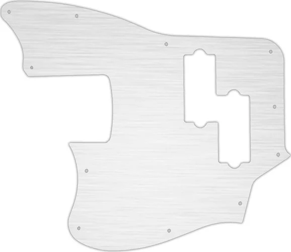 WD Custom Pickguard For Left Hand Squier By Fender Vintage Modified Jaguar Bass Special SS #13 Simulated Brush