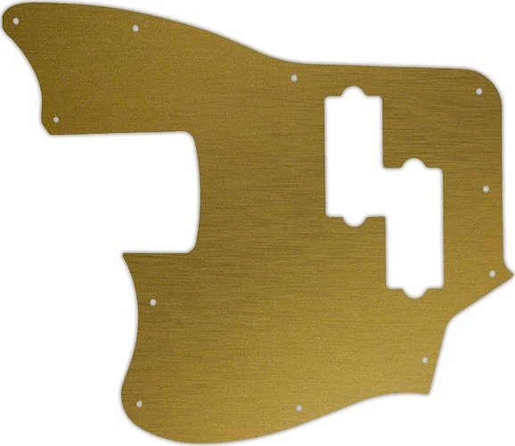 WD Custom Pickguard For Left Hand Squier By Fender Vintage Modified Jaguar Bass Special SS #14 Simulated Brush