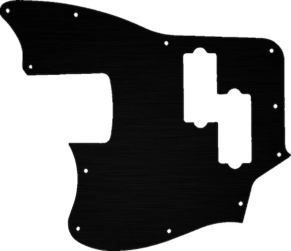 WD Custom Pickguard For Left Hand Squier By Fender Vintage Modified Jaguar Bass Special SS #27T Simulated Blac