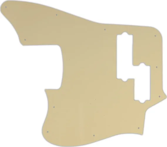 WD Custom Pickguard For Left Hand Squier By Fender 5 String Vintage Modified Jaguar Bass V Special #06T Cream 