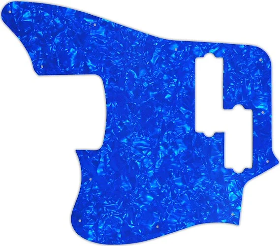 WD Custom Pickguard For Left Hand Squier By Fender 5 String Vintage Modified Jaguar Bass V Special #28BU Blue 