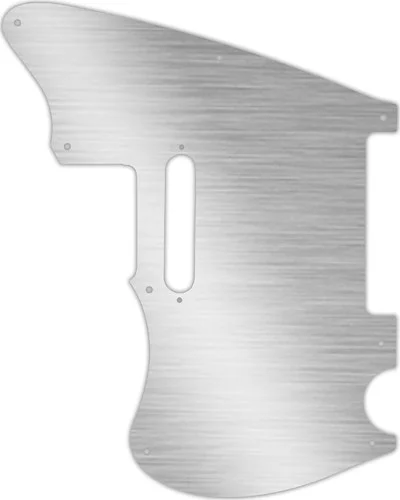 WD Custom Pickguard For Left Hand Squier By Fender 2020 Paranormal Offset Telecaster #13 Simulated Brushed Sil