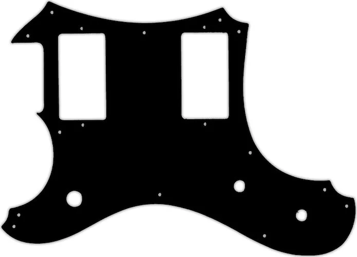 WD Custom Pickguard For Left Hand Veritas Custom Guitars 2014-2015 Portlander #09 Black/White/Black/White/Blac