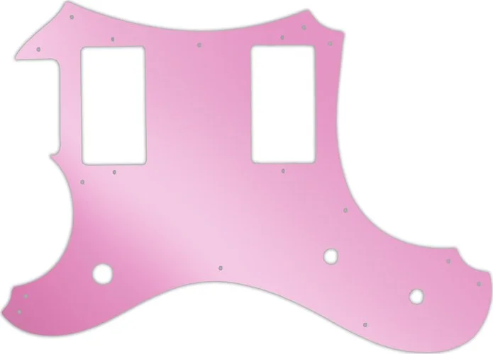 WD Custom Pickguard For Left Hand Veritas Custom Guitars 2014-2015 Portlander #10P Pink Mirror