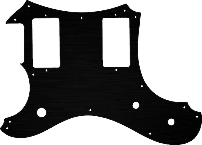 WD Custom Pickguard For Left Hand Veritas Custom Guitars 2014-2015 Portlander #27 Simulated Black Anodized