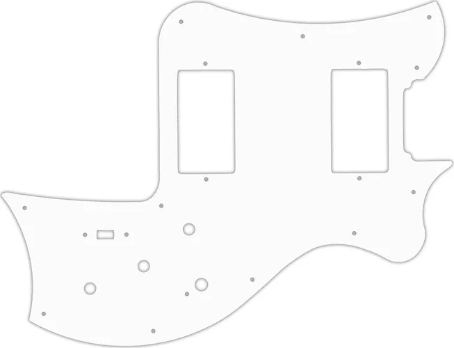 WD Custom Pickguard For Maton Australia 2014 MS500 #02 White