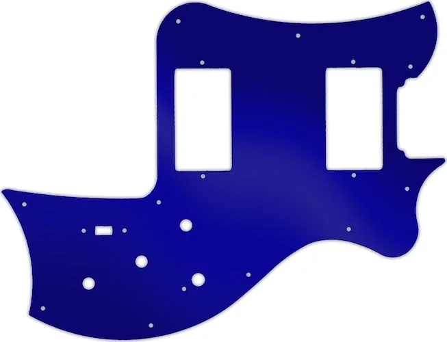 WD Custom Pickguard For Maton Australia 2014 MS500 #10DBU Dark Blue Mirror